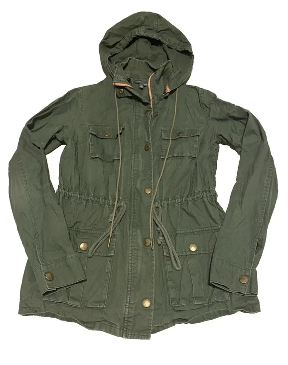 Market Spruce Green Anorak Hooded Utility Jacket Small Twilightcore Y2K Military