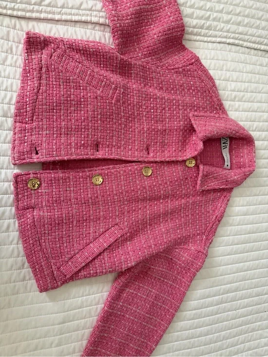 Zara Pink Tweed jacket
