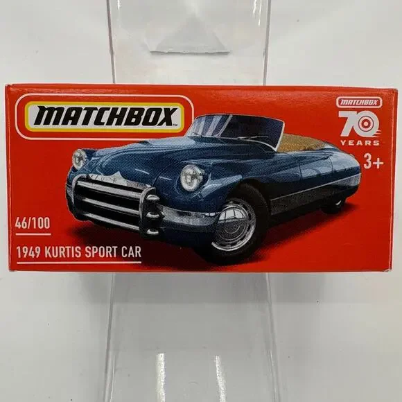 Matchbox Power Grabs 1949 Kurtis Sport Car 70 years