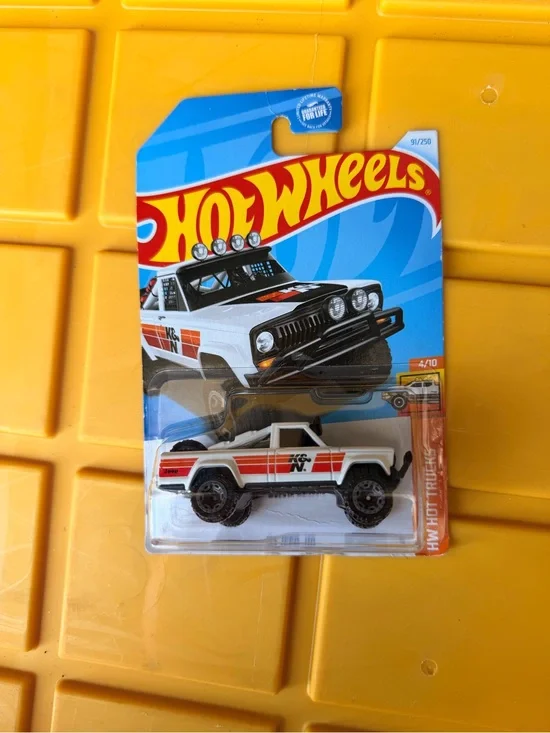 K & N White & Orange Off-Road Truck Toy
