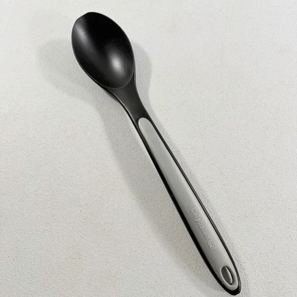 Calphalon Nylon Black Gray Silicone‎ Handle Cooking Serving Spoon 13.5