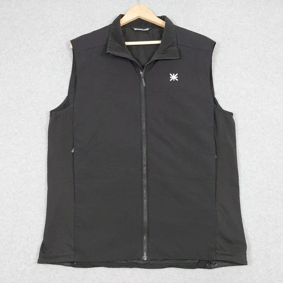 Arc'teryx Vest Mens Large Black Atom LT Full Zip Outdoors Active Hiking Stretch