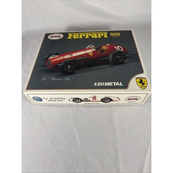 RARE, Revival #10 1952 Ferrari 500 Grand Prix 1:20 Metal Model Kit