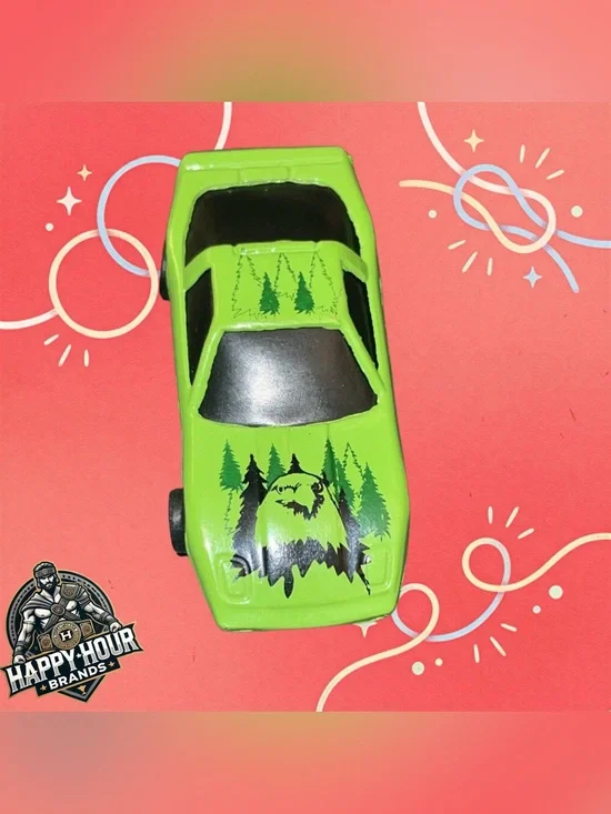 Generic Diecast Car 1:64 Green Unbranded with Eagle on hood