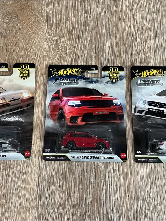 Hot Wheels Power Trip Premium cars - lot of 3