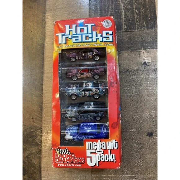 RACING CHAMPIONS HOT TRACKS *NSYNC MEGA HIT FIVE PACK DIE CAST‎ Vintage