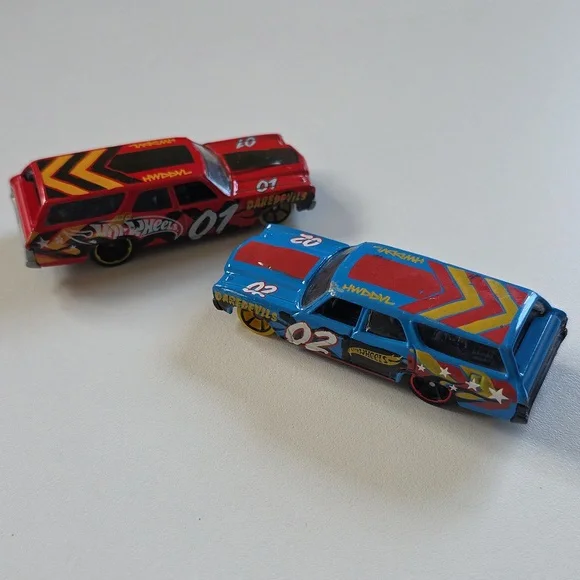 Hot Wheels '70 Chevelle SS Wagon 2018 HW Daredevils - Blue And Red