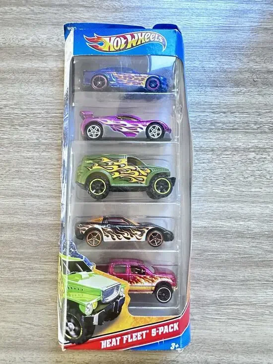 Mattel HOT WHEELS 5 PACK HEAT FLEET 5 PACK NEW SEALED H99