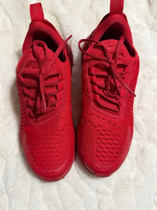 Nike Kids Red Mesh Training Sneakers