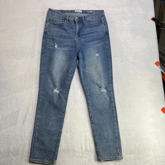Nicole Miller New York Soho High Rise Skinny Crop Jeans‎ Women's 8 Denim - 29X26