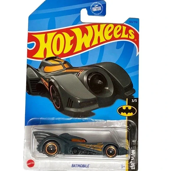 Hot Wheels Batmobile 103/250 Batman 3/5 Die-cast 1:64‎ Model Toy Car NIP 2022