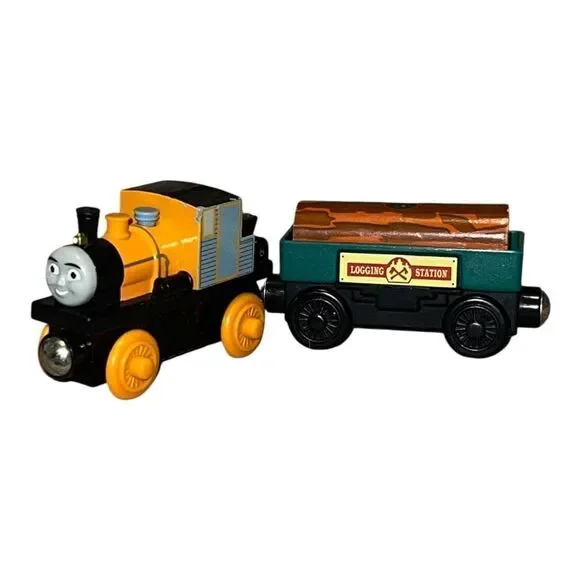 Thomas & Friends Wooden Railway Dash & Jumping Jobi Wood Car Set 2010