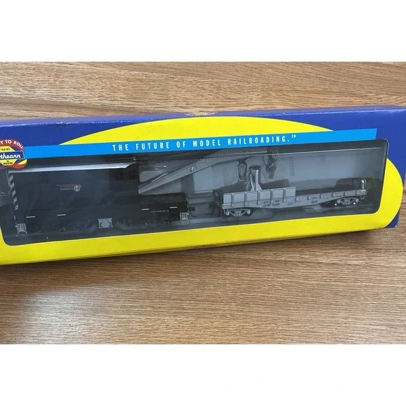 Athearn 7531 HO Santa Fe‎ 200-Ton Crane with Tender Set NEW in Box