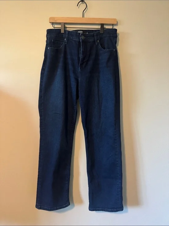 Hudson Dark Wash Stretch Straight Leg Jean