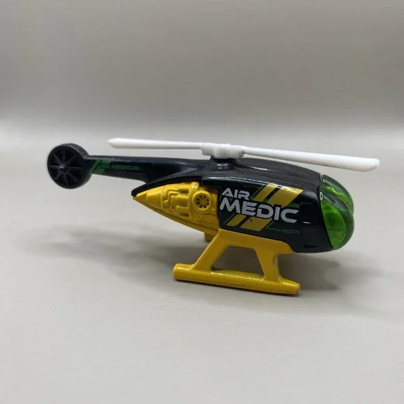 2015 Hot Wheels Air Medic Black Yellow 3 1/4