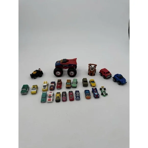 Mixed‎ Lot 23 Diecast Toy Cars Hot Wheels Matchbox Micro Machines Vintage