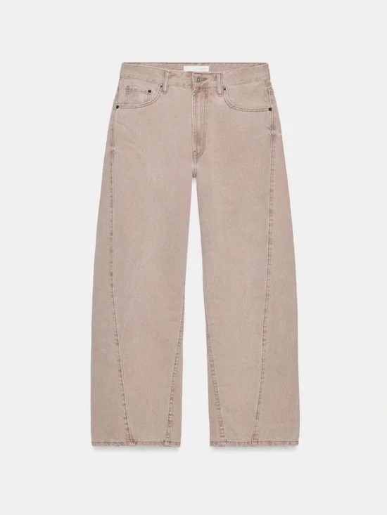 TRF MID-RISE BAGGY BALLOON JEANS NWT Color: FADED PINK * Sizes: 2,4,6,8,10,12