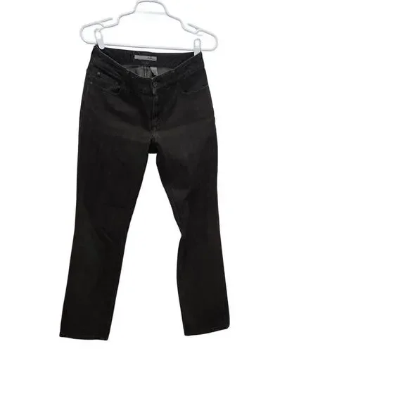 Chicos Platinum Straight Leg Jeans XS 0 2 Short Brown Curvy