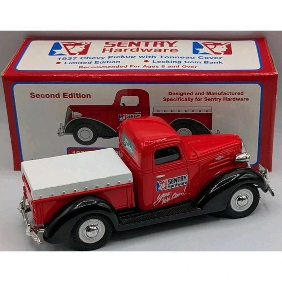 Liberty Sentry Hardware 1937 Chevy Pickup Truck Bank 6.5
