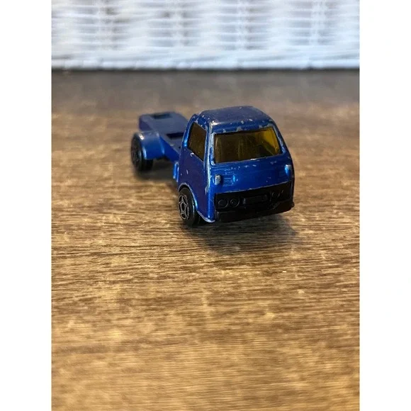 Vintage Blue Transport Truck Semi Unbranded‎ Made In China Loose Die Cast EUC