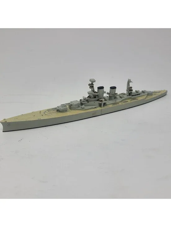Navis 122 HMS Renown 1916 Royal Navy Battle Ship Metal Waterline Model Ship