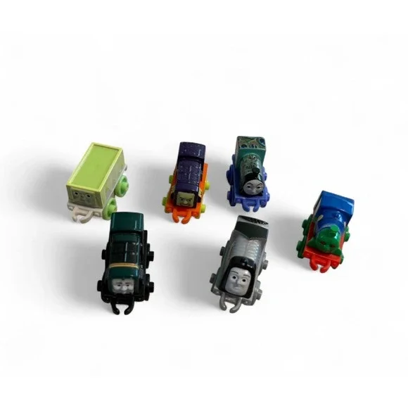 Thomas & Friends Minis Lot of 6 Trains‎ Spencer Diesel Alien Glow Wagon