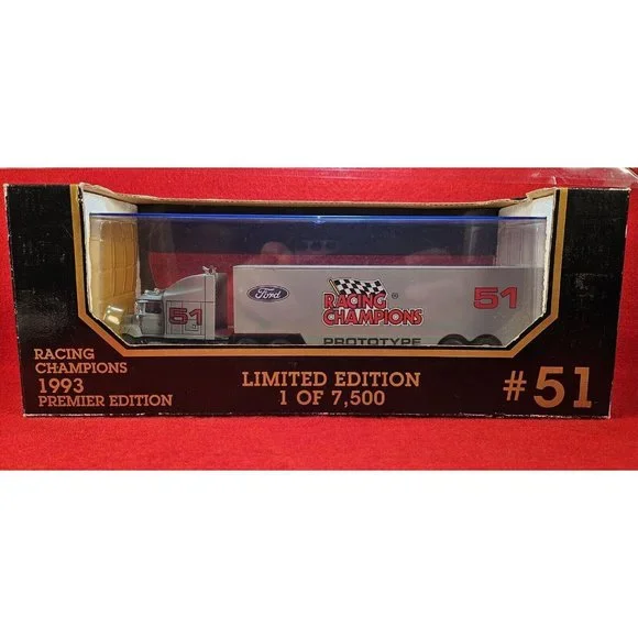 1993 NASCAR TRANSPORTER #51 RACING CHAMPIONS PREMIER‎ LIMITED EDITION 1 OF 7,500