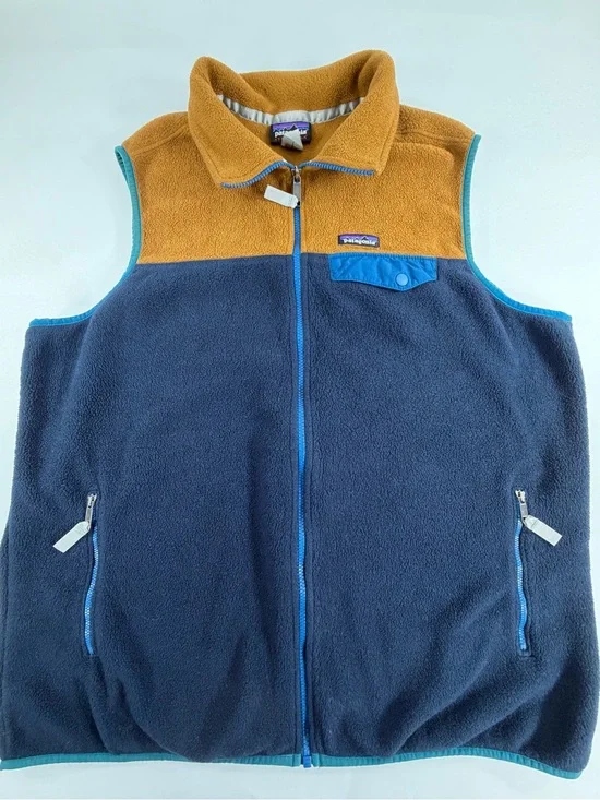 Patagonia‎ Synchilla Snap-T Fleece Vest XXL Colorblock Gorpcore Outdoor