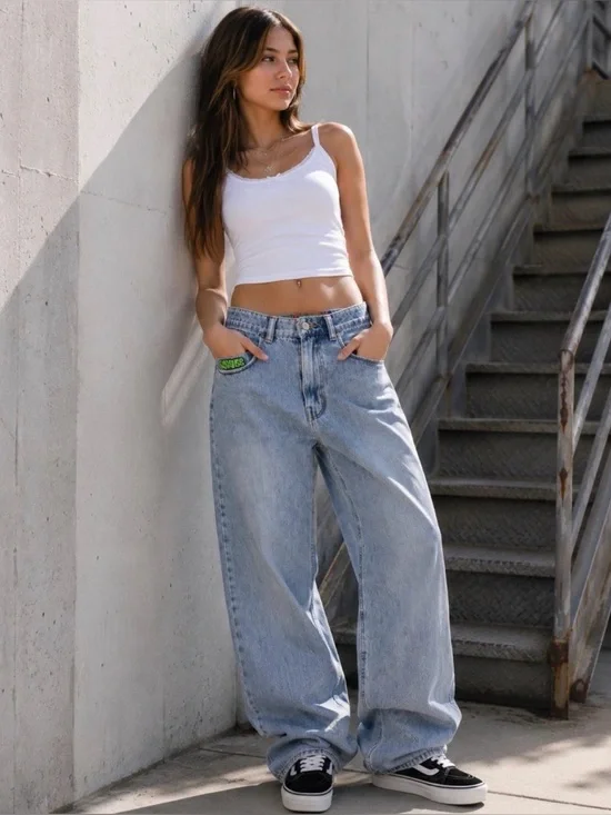 Empyre Tori Women’s 90s Medium Wash Denim Skate 16