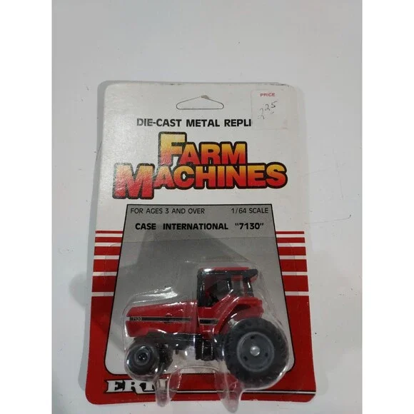 NIP Ertl 458 Farm Machines Die Cast 1/64 Case International 7130 Farm Tractor