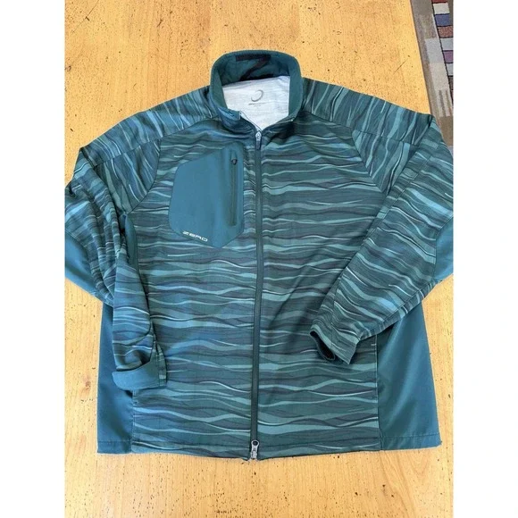 MEN'S ZERO RESTRICTION WAVE HYBRID JACKET Size‎ Large Green HEATHER