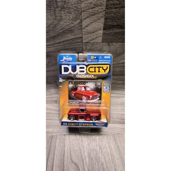 Jada Toys Dub City Oldskool Wave 13 '55 Chevy Stepside Pickup Truck