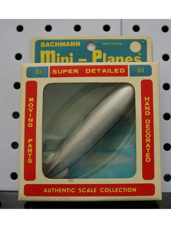 RARE Bachmann Mini Planes 93 Hindenburg Zeppelin #93 in Box