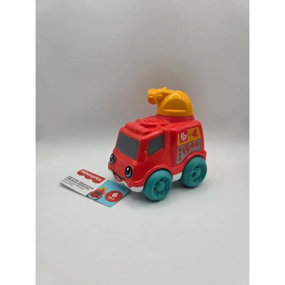 Fisher-Price Fire Truck Push-Along Toy Vehicle Red 6M+ NEW
