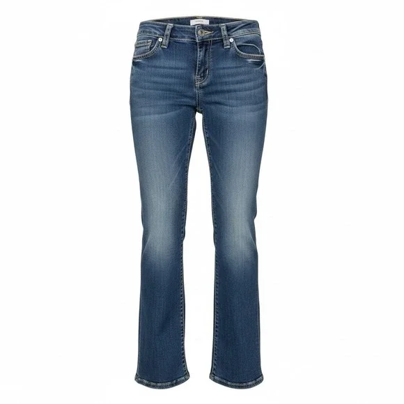 GLORIA VANDERBILT AMANDA JEANS Women’s Size 14-Short Blue Stretch Denim 5-Pocket