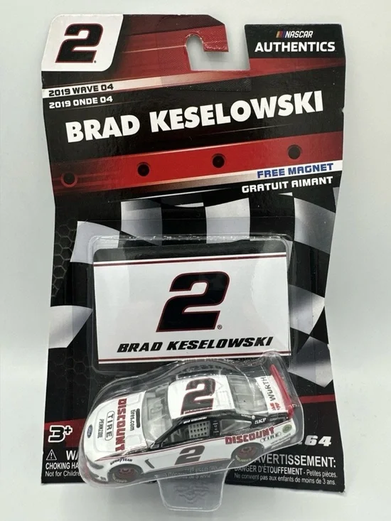 NWT NASCAR BRAD KESELOWSKI 2 1:64 2019 Wave 4 Discount Tire Team Penske