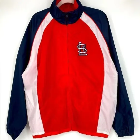 St.Louis‎ Cardinals MLB Men’s Baseball Windbreaker Size L NWOT