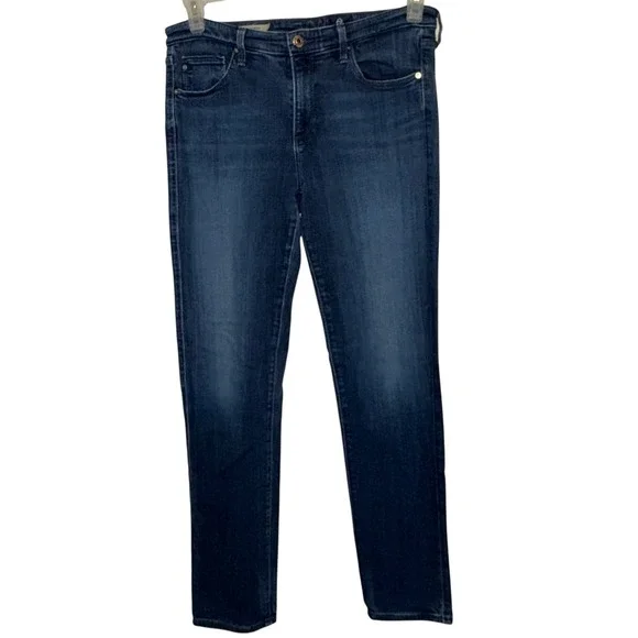 AG ADRIANO GOLDSCHMIED Prima Mid Rise Dark Wash Cigarette‎ Jeans Size 30R