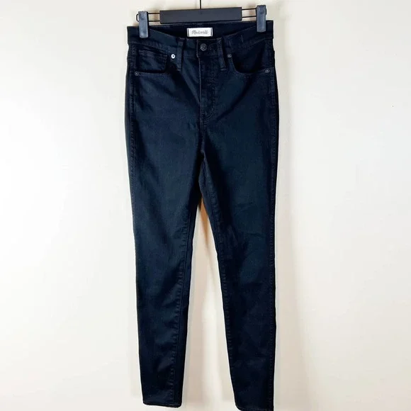 Madewell 10 High-Rise Skinny Jeans Black F9226 Size‎ 26 Womens