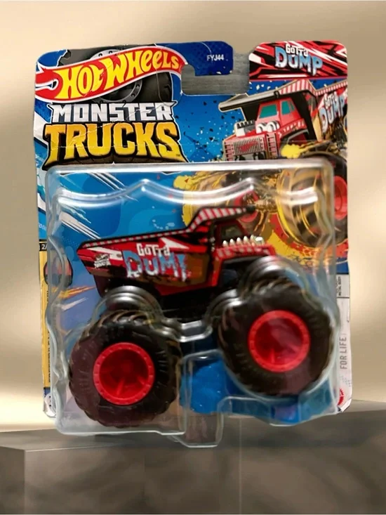 Hot Wheels Monster Trucks 'Gotta Dump' Red Monster Truck Toy