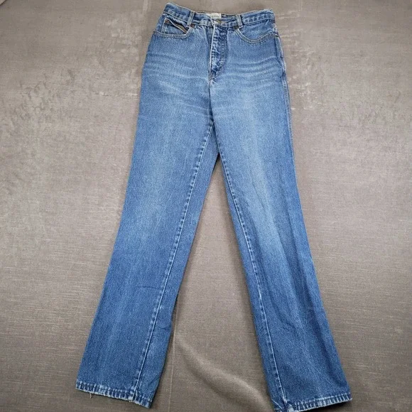 Calvin Klein Vintage 90s Jeans‎ Womens Size 7 Blue Straight Leg Pants