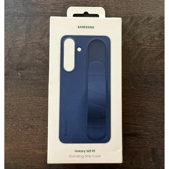 Samsung Official Standing Grip Case for Samsung Galaxy S25 FE - Blue