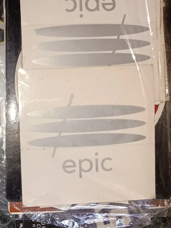 vintage Epic Records logo stickerUsed