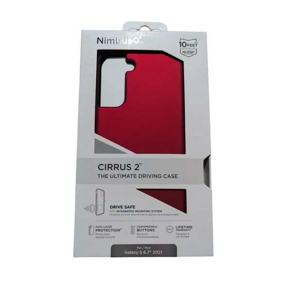 Nimbus9 Cirrus 2 Series Case for Samsung Galaxy S21+ (Plus)5G Crimson Red New W1