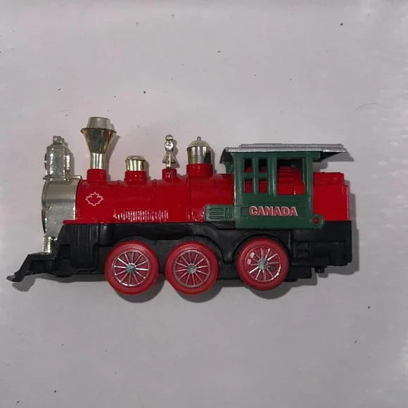 Canada Railway Engine No.‎ 1 Diecast Steam Locomotive Toy Red Green Souvenir