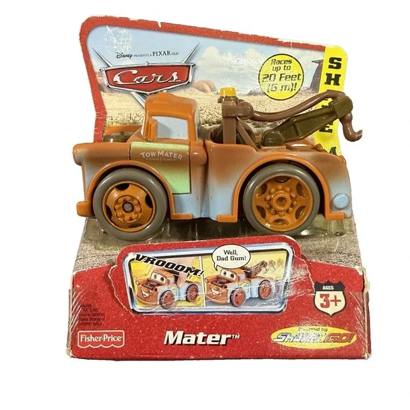 Disney Pixar Cars - SHAKE N GO - MATER - Fisher Price‎ 2006 NIB