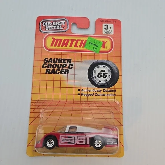 1990s Matchbox Sauber Group C Racer‎ MB66 (MIB)