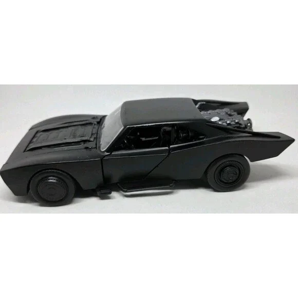 Jada Toys 2022 The Batman Batmobile 1:24 Diecast Model Car Matte Black Loose