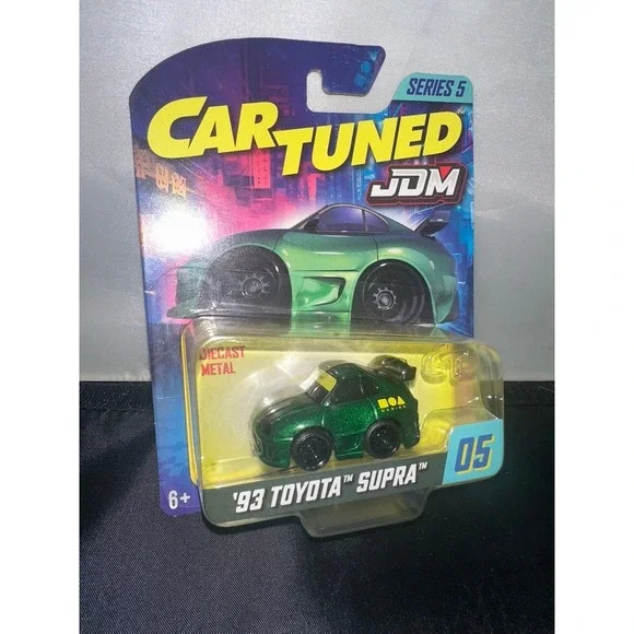 CarTuned JDM Series 5 93 Toyota‎ Supra Diecast Metal Green Metallic Car 05 MGA