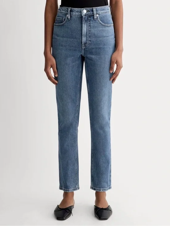 Everlane Women’s The Cheeky Jeans High Rise in Washed Blue 29